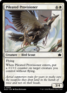Pileated Provisioner⁣ - Bloomburrow⁣ (Common)⁣ [25]