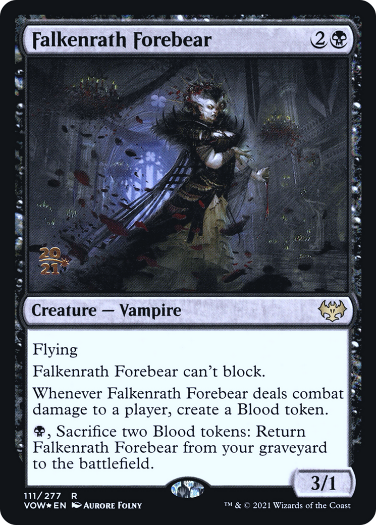 Falkenrath Forebear (PRE-111S) - Innistrad: Crimson Vow Promos Foil