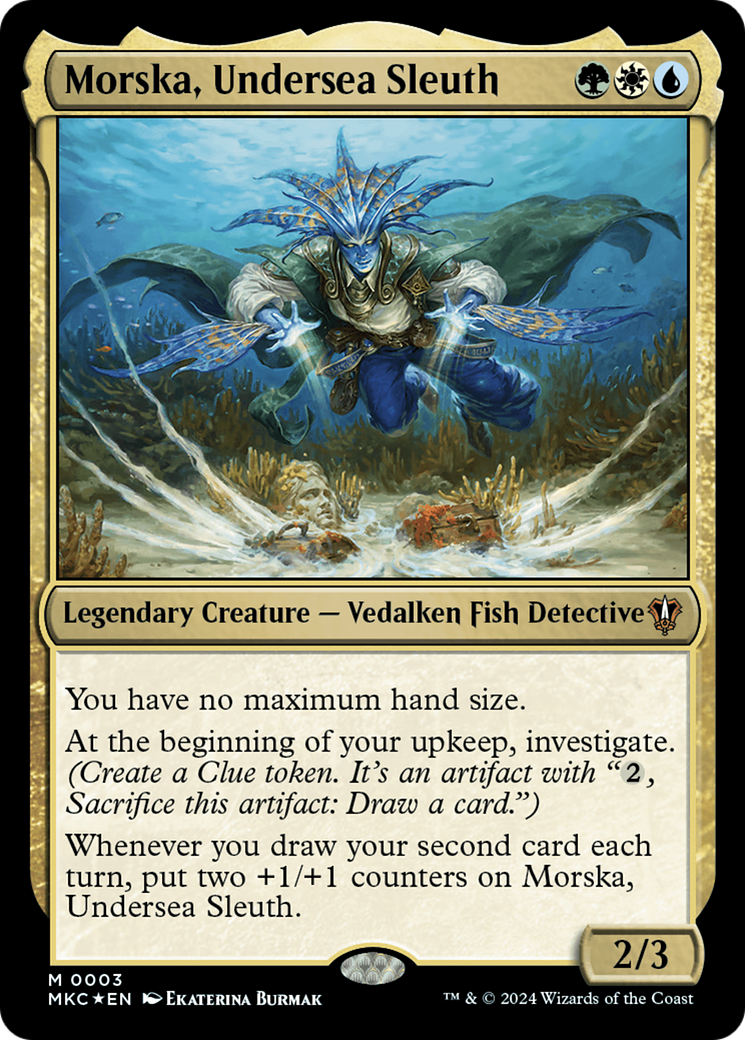 Morska, Undersea Sleuth⁣ - Commander: Murders at Karlov Manor⁣ (Mythic)⁣ [3]
