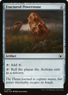 Fractured Powerstone⁣ - Commander: March of the Machine⁣ (Common)⁣ [357]