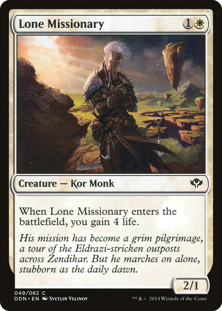 Lone Missionary (DDN-049) - Duel Decks: Speed vs. Cunning