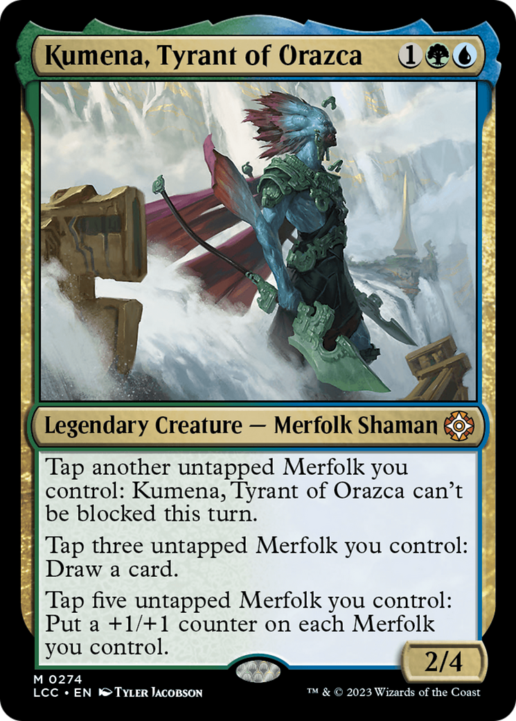 Kumena, Tyrant of Orazca⁣ - Commander: The Lost Caverns of Ixalan⁣ (Mythic)⁣ [274]