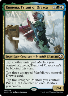 Kumena, Tyrant of Orazca⁣ - Commander: The Lost Caverns of Ixalan⁣ (Mythic)⁣ [274]