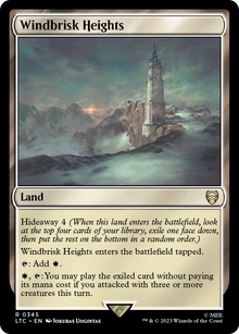 Windbrisk Heights⁣ - Commander: The Lord of the Rings: Tales of Middle-earth⁣ (Rare)⁣ [345]