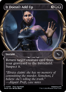 It Doesn't Add Up⁣ - Murders at Karlov Manor: Extras⁣ (Uncommon)⁣ [299]