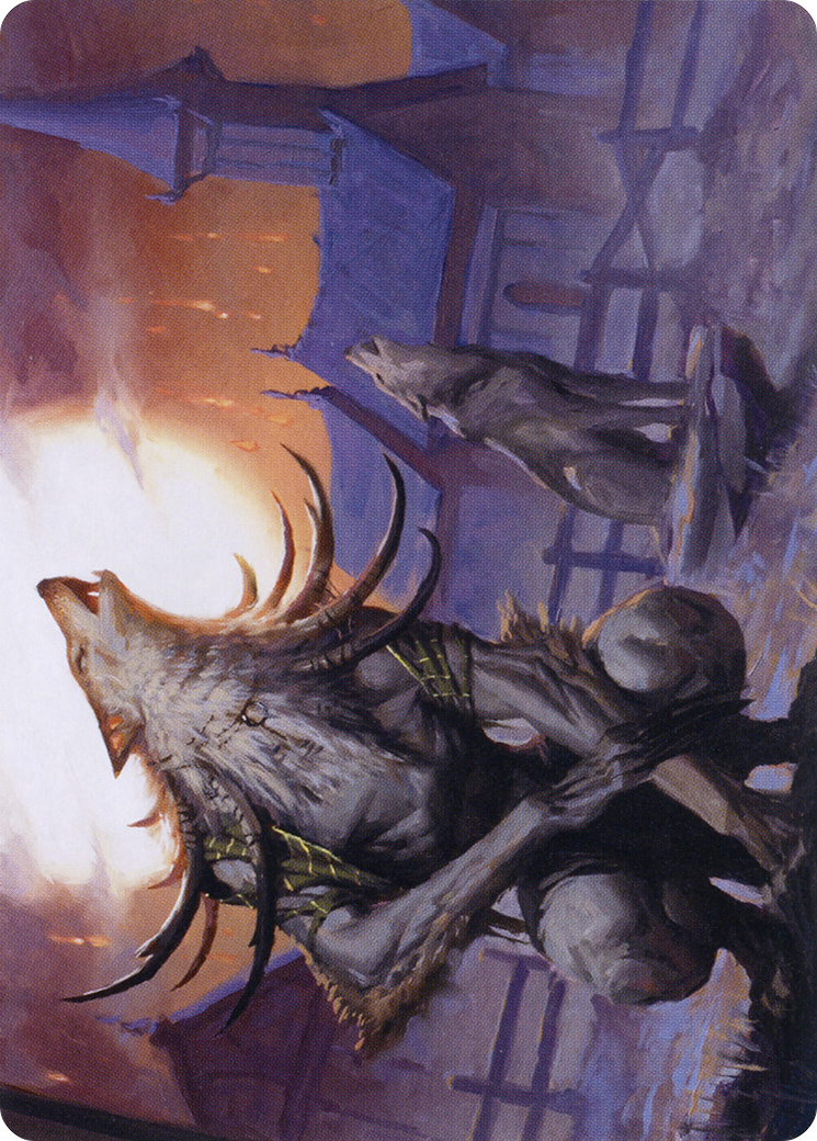 Lord of the Ulvenwald // Lord of the Ulvenwald (AMID-064) - Midnight Hunt Art Series (Borderless) Foil