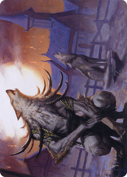 Lord of the Ulvenwald // Lord of the Ulvenwald (AMID-064) - Midnight Hunt Art Series (Borderless) Foil