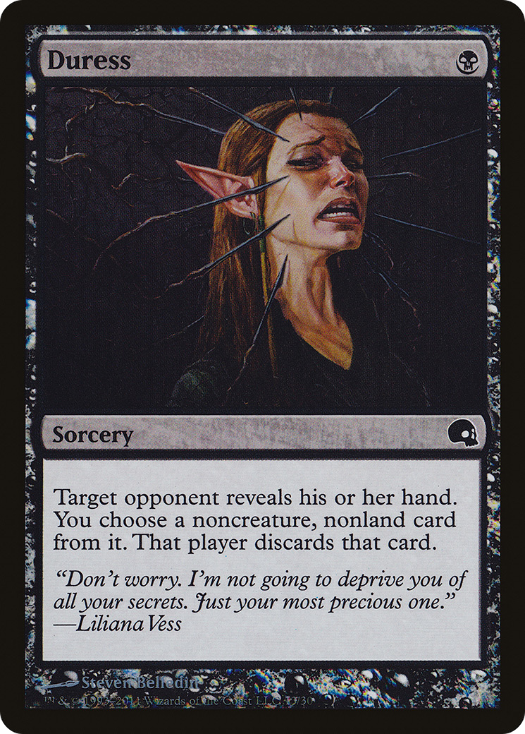 Duress (GRV-013) - Premium Deck Series: Graveborn Foil