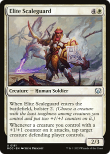 Elite Scaleguard⁣ - Commander: March of the Machine⁣ (Uncommon)⁣ [181]