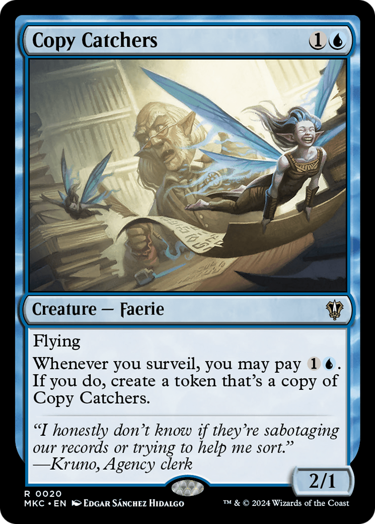 Copy Catchers⁣ - Commander: Murders at Karlov Manor⁣ (Rare)⁣ [20]