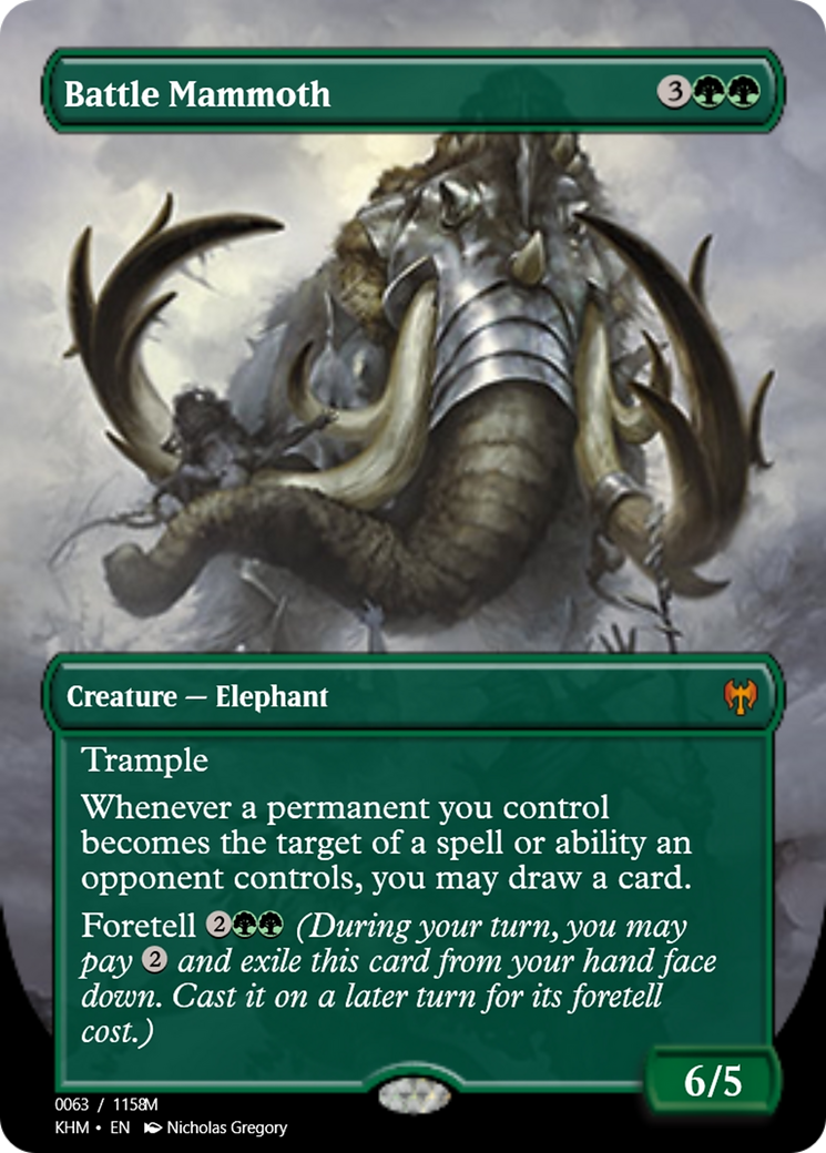 Battle Mammoth (PRM-88326) - Magic Online Promos