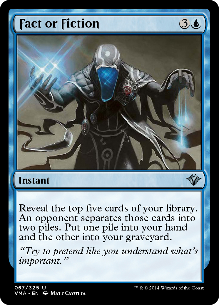 Fact or Fiction (VMA-067) - Vintage Masters