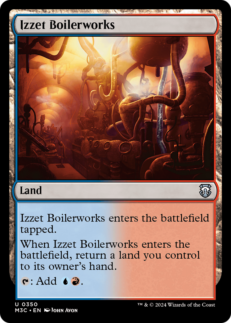 Izzet Boilerworks⁣ - Commander: Modern Horizons 3⁣ (Uncommon)⁣ [350]