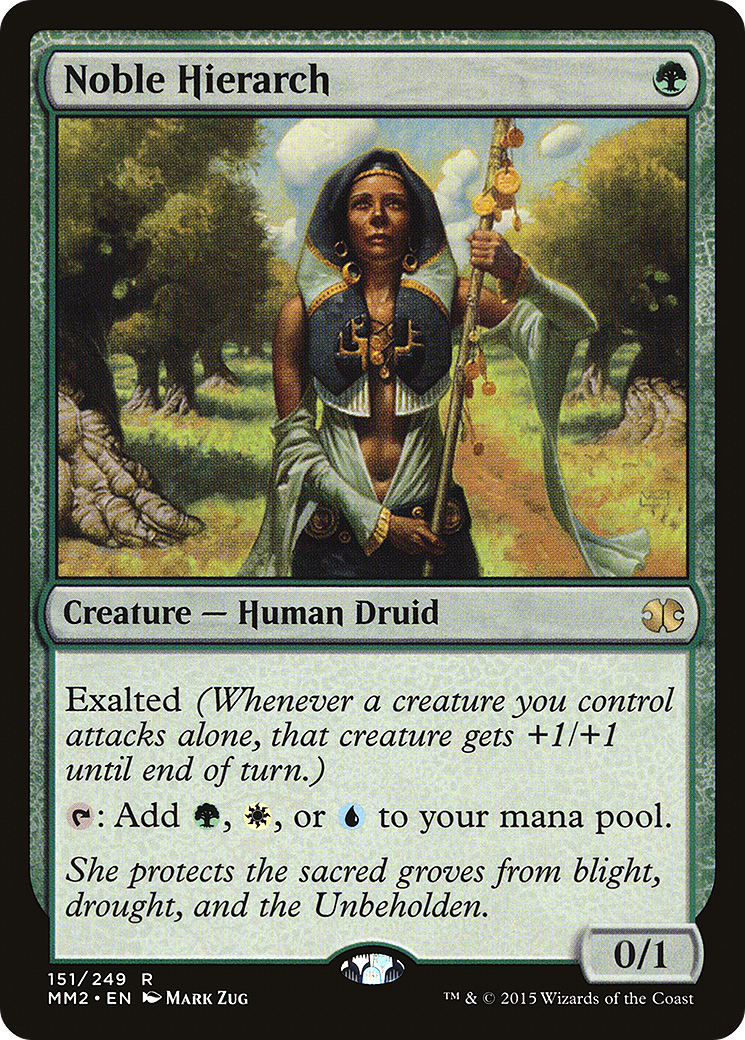 Noble Hierarch (MM2-151) - Modern Masters 2015 Foil