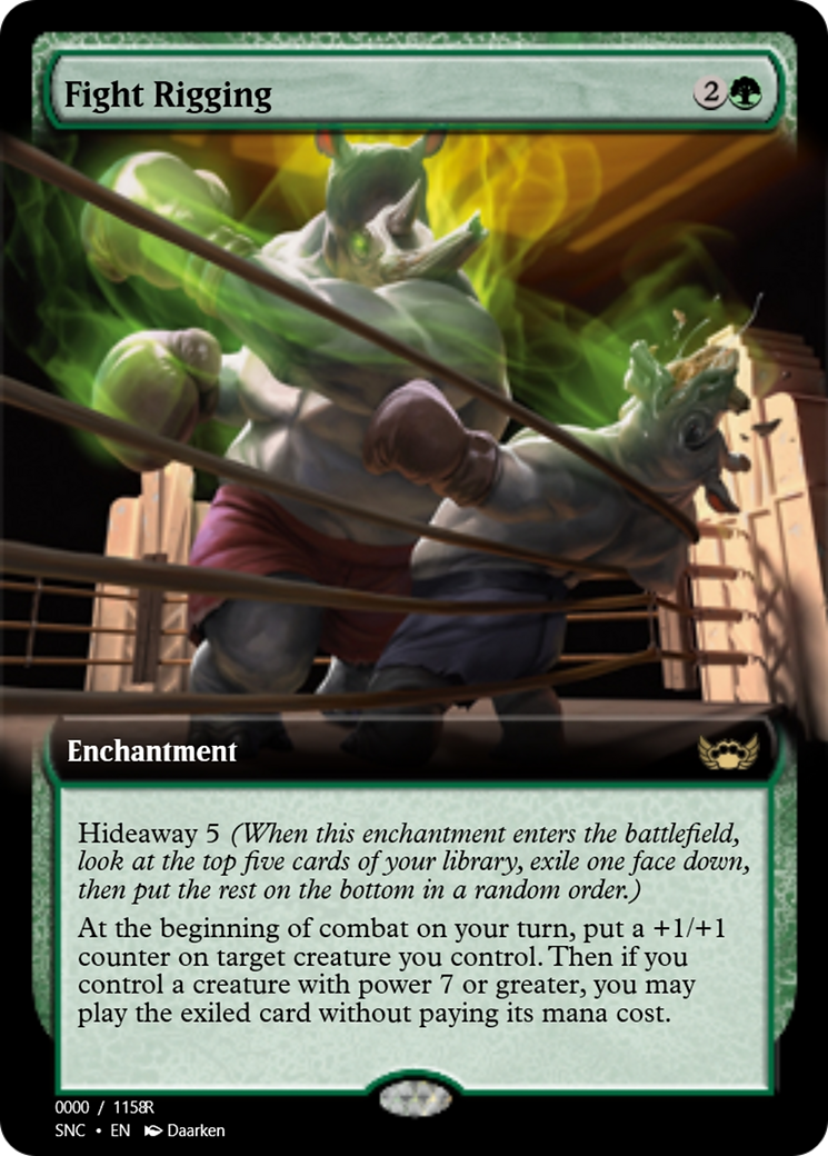Fight Rigging (PRM-99779) - Magic Online Promos