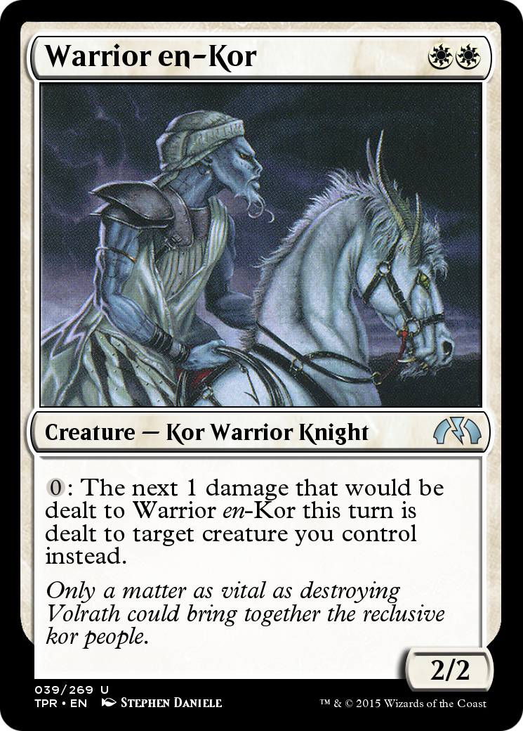 Warrior en-Kor (TPR-039) - Tempest Remastered Foil