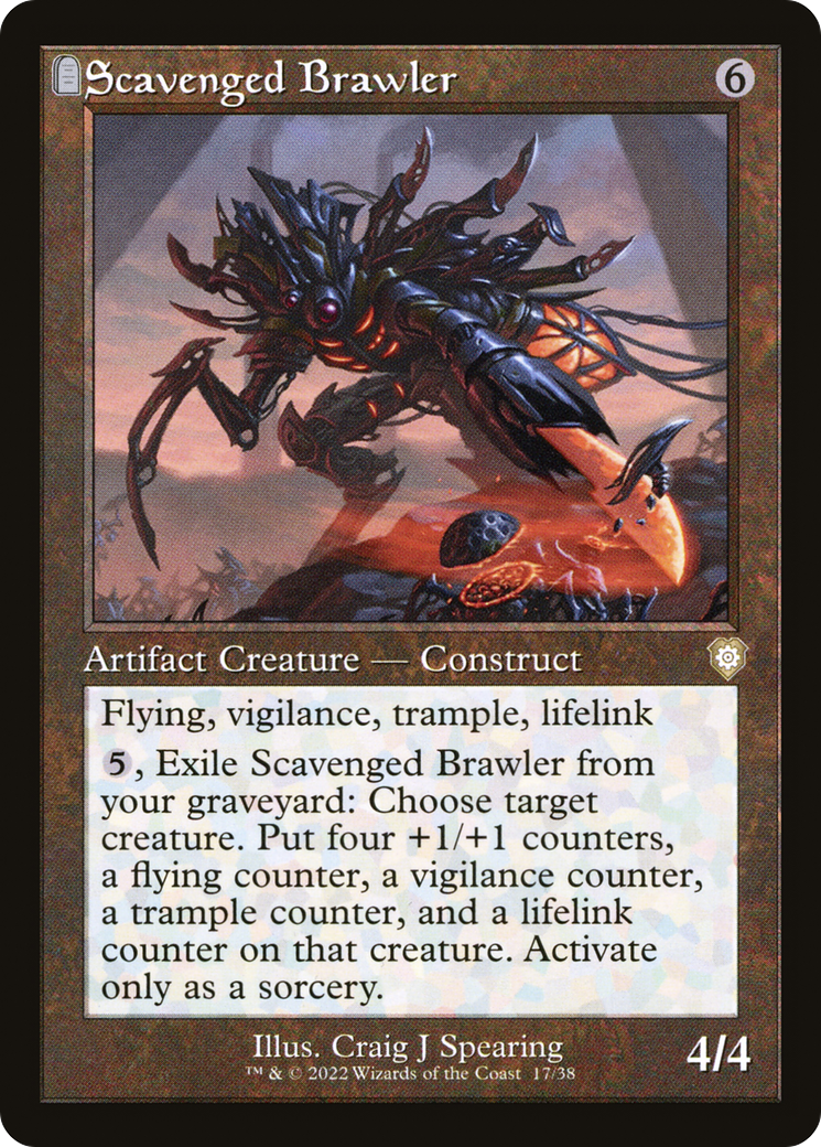 Scavenged Brawler⁣ - Commander: The Brothers' War⁣ (Rare)⁣ [17]