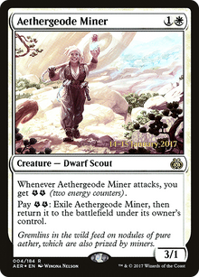 Aethergeode Miner (PRE-04S) - Aether Revolt Promos Foil