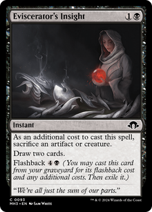 Eviscerator's Insight⁣ - Modern Horizons 3⁣ (Common)⁣ [93]