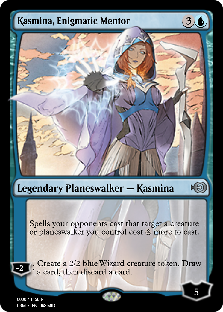 Kasmina, Enigmatic Mentor (PRM-72253) - Magic Online Promos