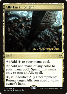 Ally Encampment (PRE-228S) - Battle for Zendikar Promos Foil