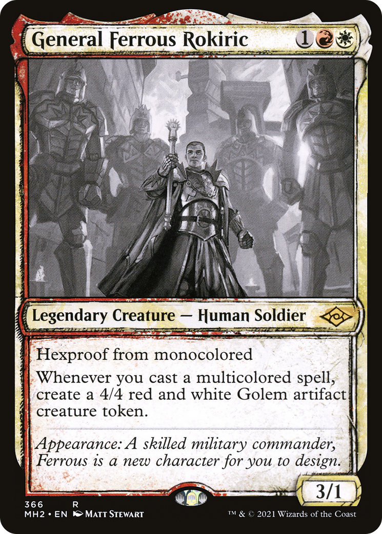 General Ferrous Rokiric (Showcase) (MH2-366) - Modern Horizons 2: (Showcase)