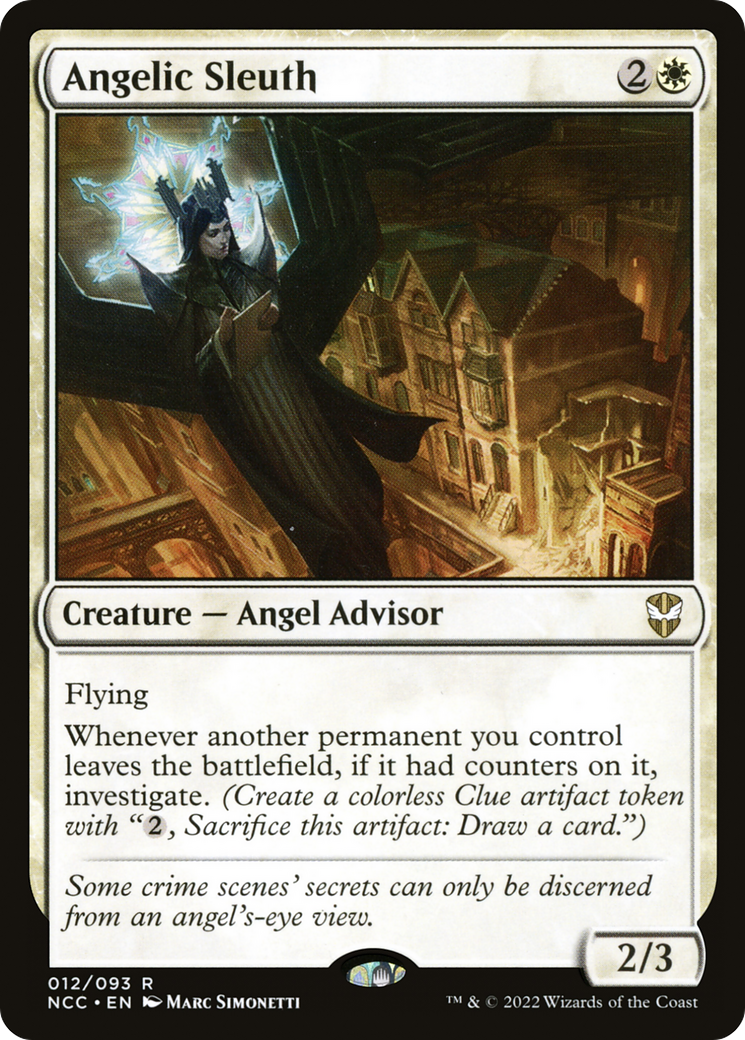 Angelic Sleuth⁣ - Commander: Streets of New Capenna⁣ (Rare)⁣ [12]