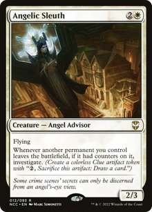 Angelic Sleuth⁣ - Commander: Streets of New Capenna⁣ (Rare)⁣ [12]