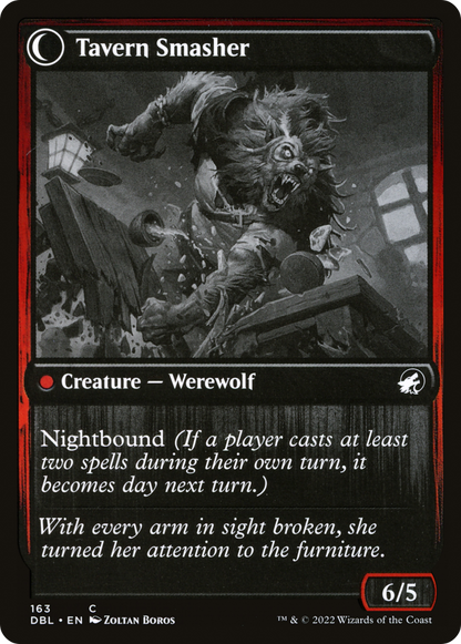 Tavern Ruffian (DBL-163) - Innistrad: Double Feature: (Double Faced Transform)
