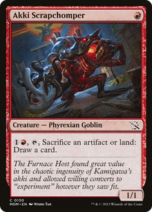 Akki Scrapchomper (MOM-130) - March of the Machine