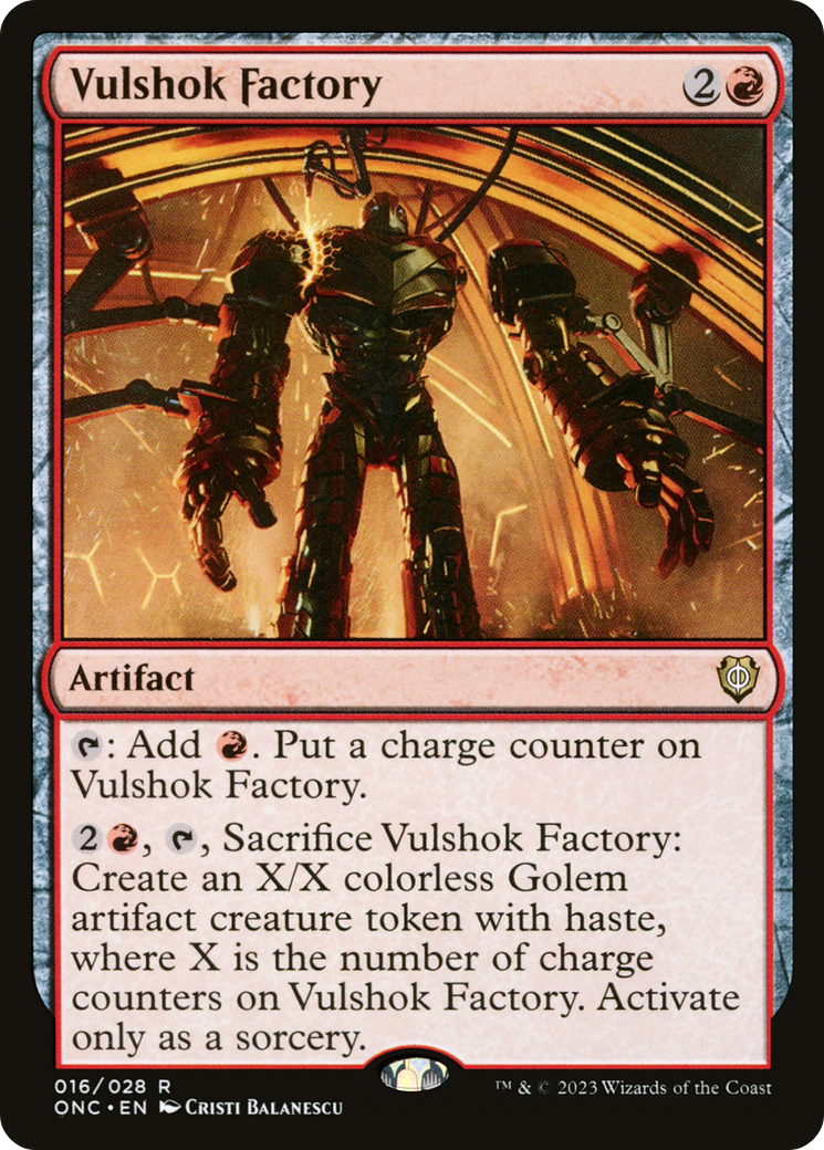Vulshok Factory⁣ - Commander: Phyrexia: All Will Be One⁣ (Rare)⁣ [16]