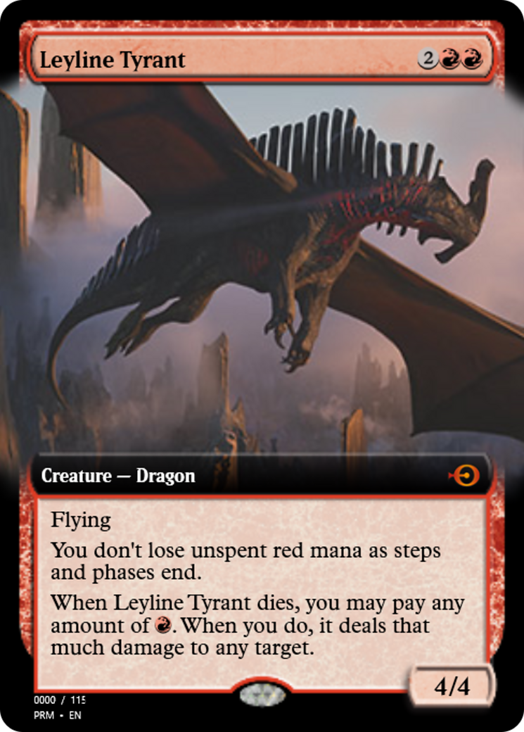 Leyline Tyrant (PRM-83776) - Magic Online Promos Foil