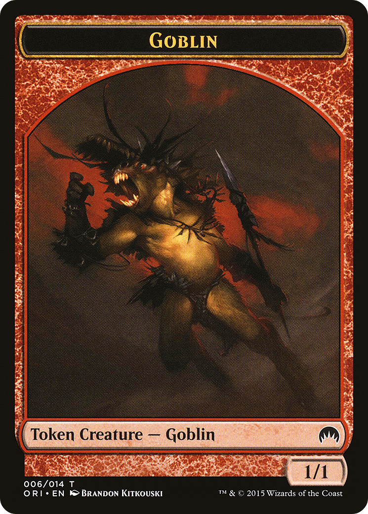 Goblin Token (ORI-006) - Magic Origins Tokens