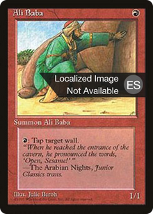 Ali Baba (4BB-) - Fourth Edition Foreign Black Border