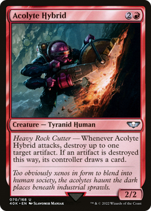Acolyte Hybrid⁣ - Universes Beyond: Warhammer 40,000⁣ (Uncommon)⁣ [70]