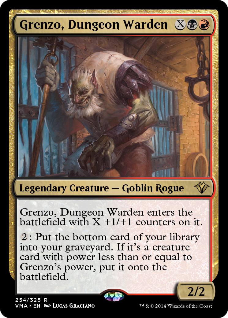 Grenzo, Dungeon Warden (VMA-254) - Vintage Masters