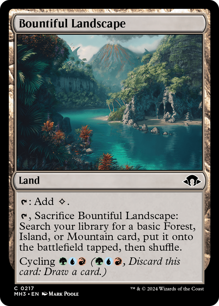 Bountiful Landscape⁣ - Modern Horizons 3⁣ (Common)⁣ [217]