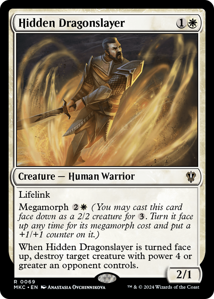 Hidden Dragonslayer⁣ - Commander: Murders at Karlov Manor⁣ (Rare)⁣ [69]