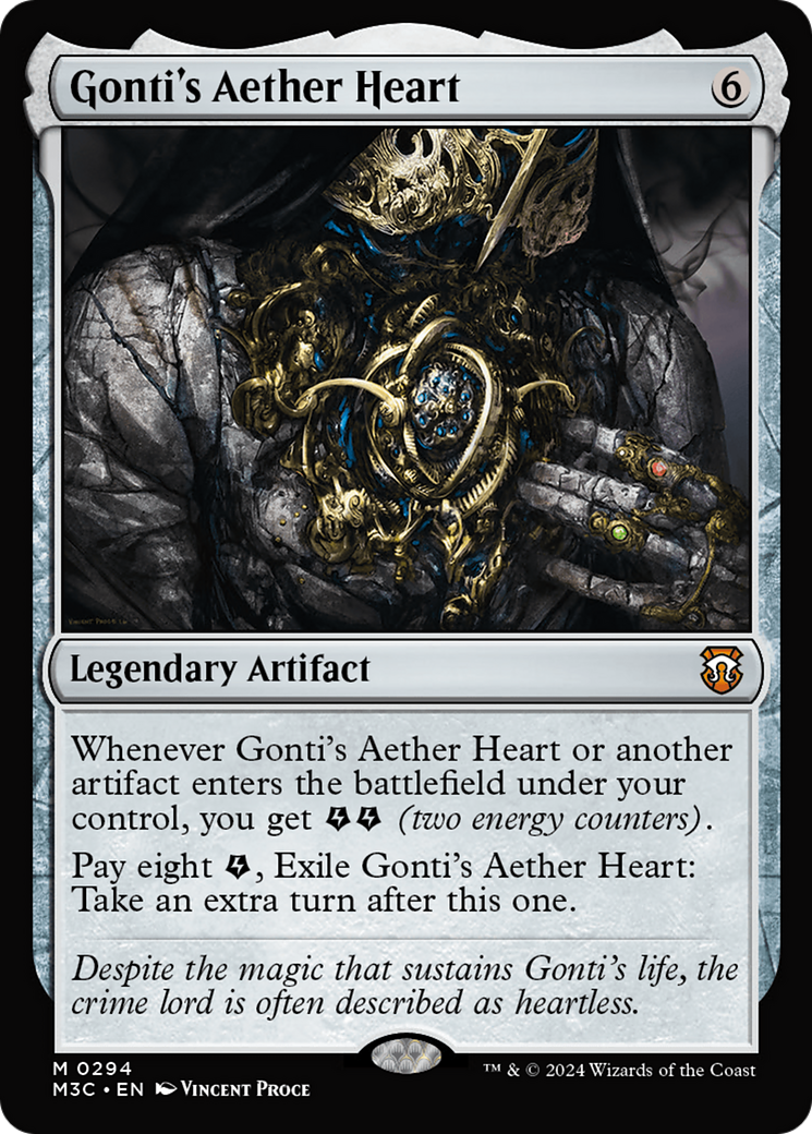 Gonti's Aether Heart⁣ - Commander: Modern Horizons 3⁣ (Mythic)⁣ [294]