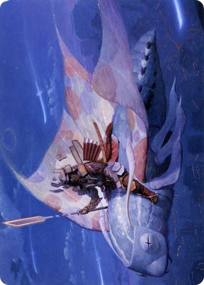 Sky-Blessed Samurai // Sky-Blessed Samurai (ANEO-019) - Neon Dynasty Art Series (Borderless) Foil