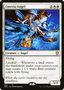 Emeria Angel⁣ - Commander: Phyrexia: All Will Be One⁣ (Rare)⁣ [65]