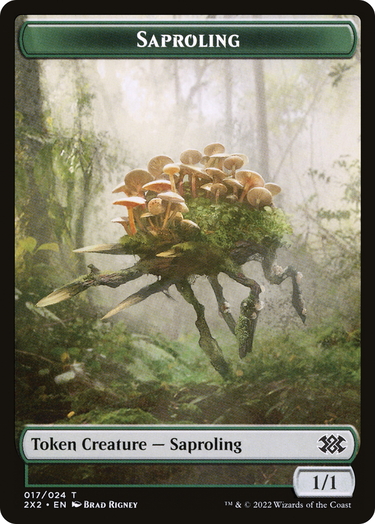 Saproling (T2X2-017) - Double Masters 2022 Tokens Foil