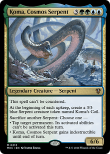 Koma, Cosmos Serpent⁣ - Commander: Murders at Karlov Manor⁣ (Mythic)⁣ [213]