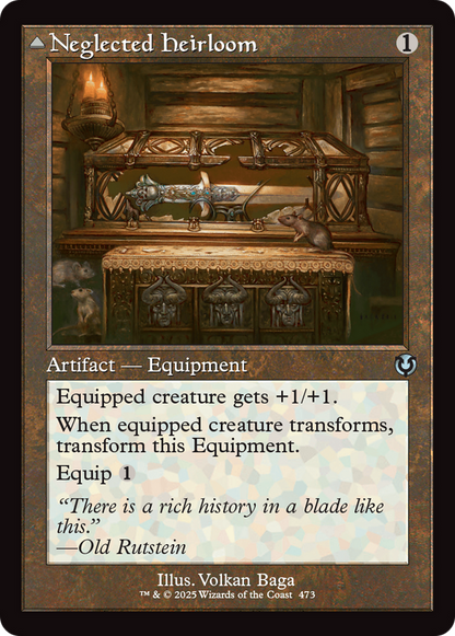 Neglected Heirloom // Ashmouth Blade (INR-473) - Innistrad Remastered Foil