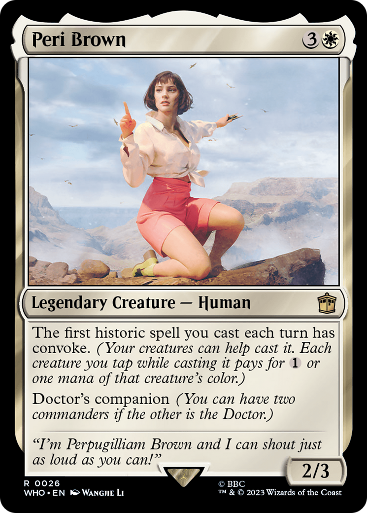 Peri Brown⁣ - Universes Beyond: Doctor Who⁣ (Rare)⁣ [26]