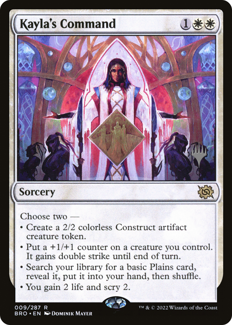 Kayla's Command (PPBRO-09P) - The Brothers' War Promos Foil