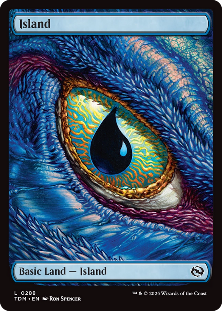 Island (TDM-288) - Tarkir: Dragonstorm Foil