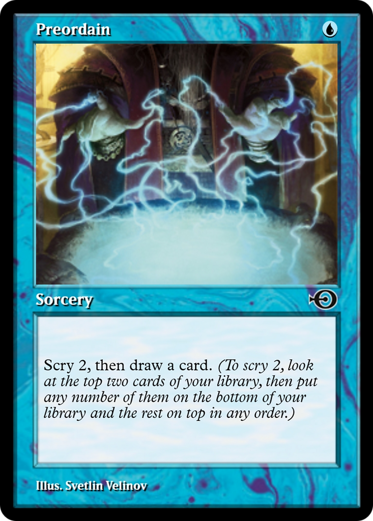 Preordain (PRM-99675) - Magic Online Promos