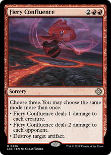 Fiery Confluence⁣ - Commander: The Lost Caverns of Ixalan⁣ (Rare)⁣ [226]
