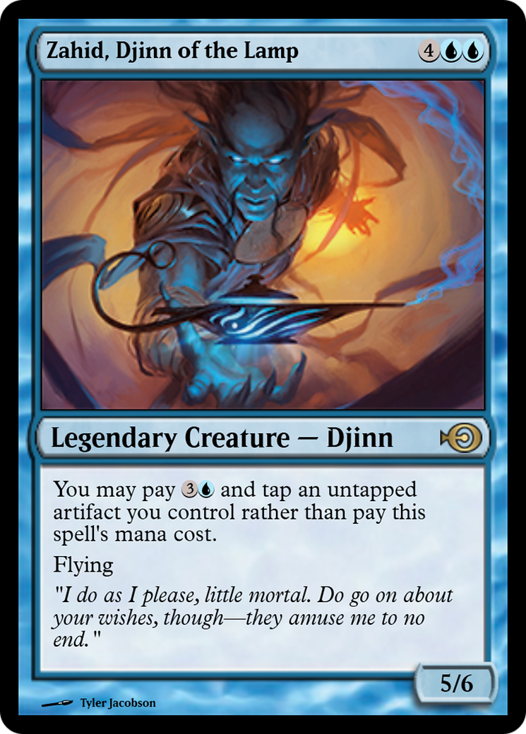 Zahid, Djinn of the Lamp (PRM-68041) - Magic Online Promos Foil